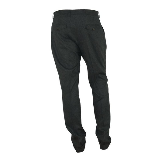 Elegant Italian Gray Trousers for Men