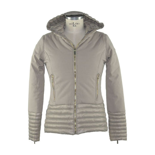 Maison Espin Champagne Elegance: Sleek Down Jacket Maison Espin