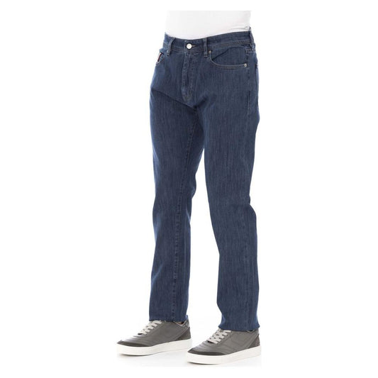 Baldinini Trend Chic Cotton Blend Denim for the Modern Man Baldinini Trend