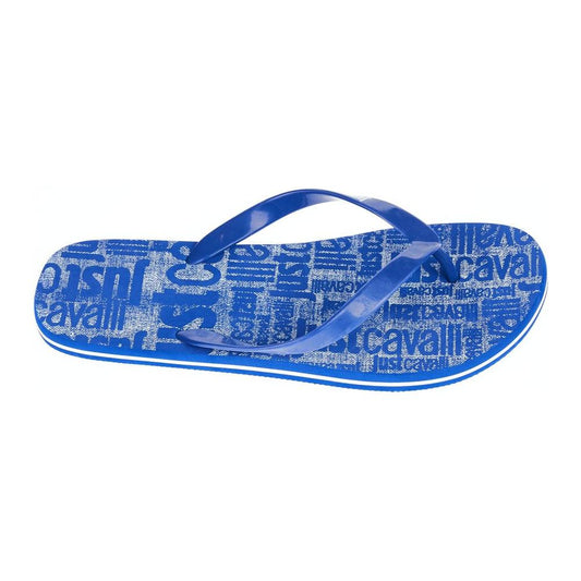 Just Cavalli Elegant Light Blue Men's Flip Flops Just Cavalli