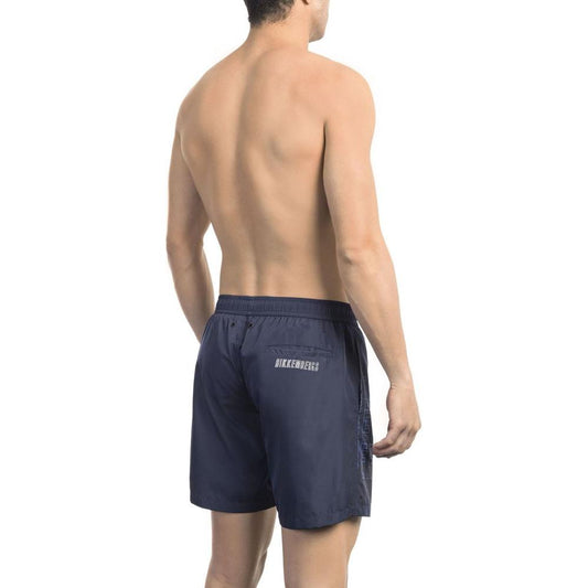 Elegant Degradé Swim Shorts in Blue