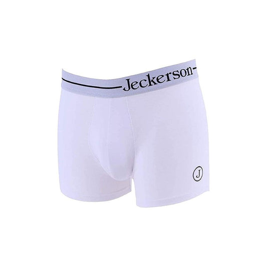 Elastic Monochrome Men's Boxer Duo with Printed Logo