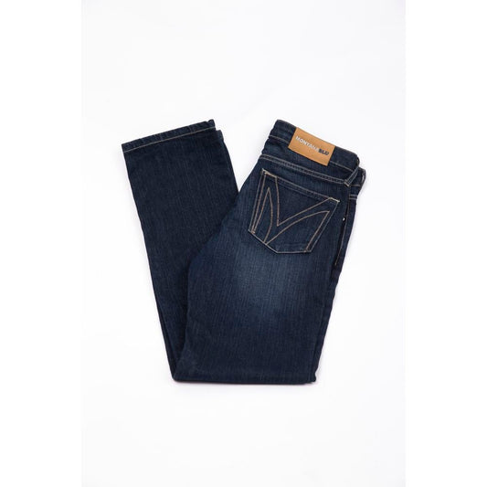 Montana Blu Elegant Embroidered Denim Jeans Montana Blu