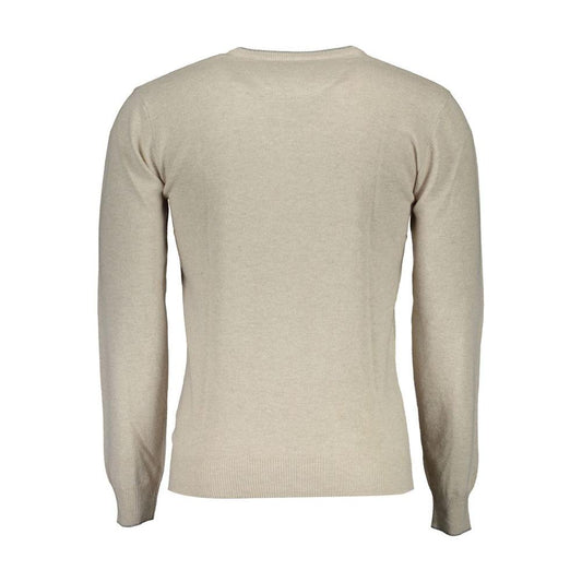 Beige Slim Wool-Cashmere Blend Sweater U.S. POLO ASSN.