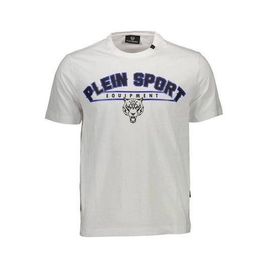 Sporty Elegance Crew Neck T-Shirt Plein Sport