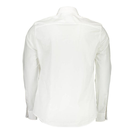 North Sails Elegant White Stretch Cotton Shirt North Sails