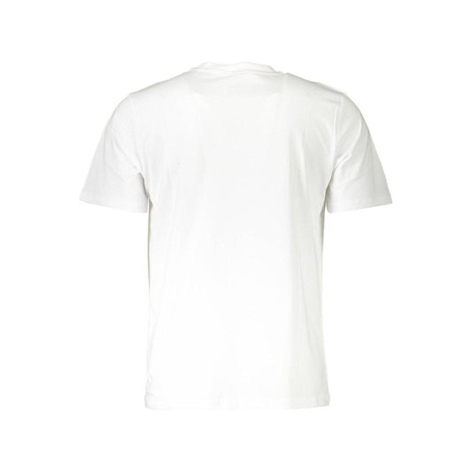 North Sails Elegant White Round Neck Tee with Print North Sails