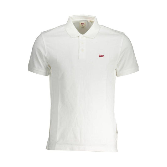 Classic White Cotton Polo Shirt