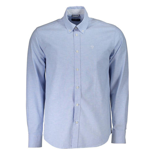 Elegant Light Blue Cotton Shirt for Men North Sails