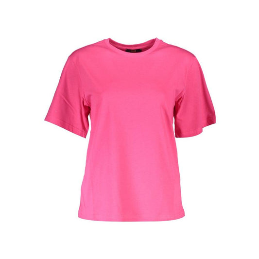 Chic Pink Slim Fit Logo Tee