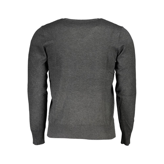 U.S. Grand Polo Gray Nylon Sweater U.S. Grand Polo