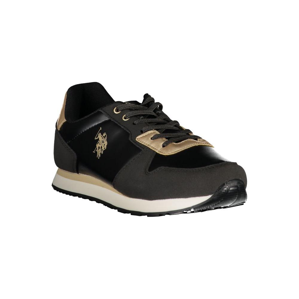 U.S. POLO ASSN. Black Polyester Sneaker U.S. POLO ASSN.