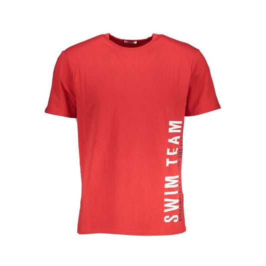 Bikkembergs Red Cotton T-Shirt Bikkembergs