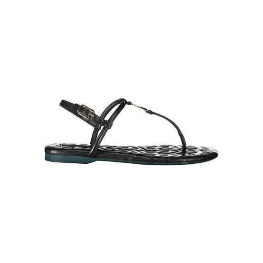 Black Leather Sandal