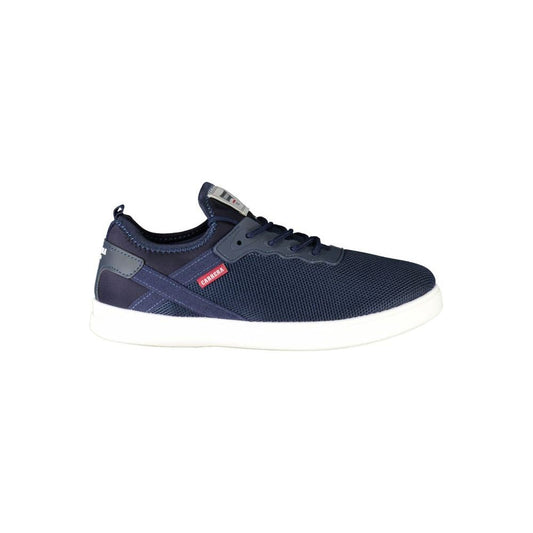 Blue Polyester Sneaker