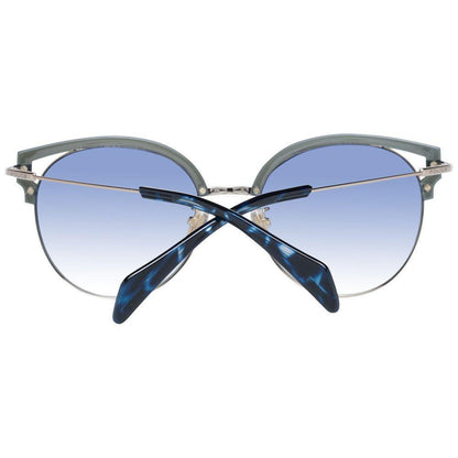 Police Blue Metal & Plastic Sunglasses
