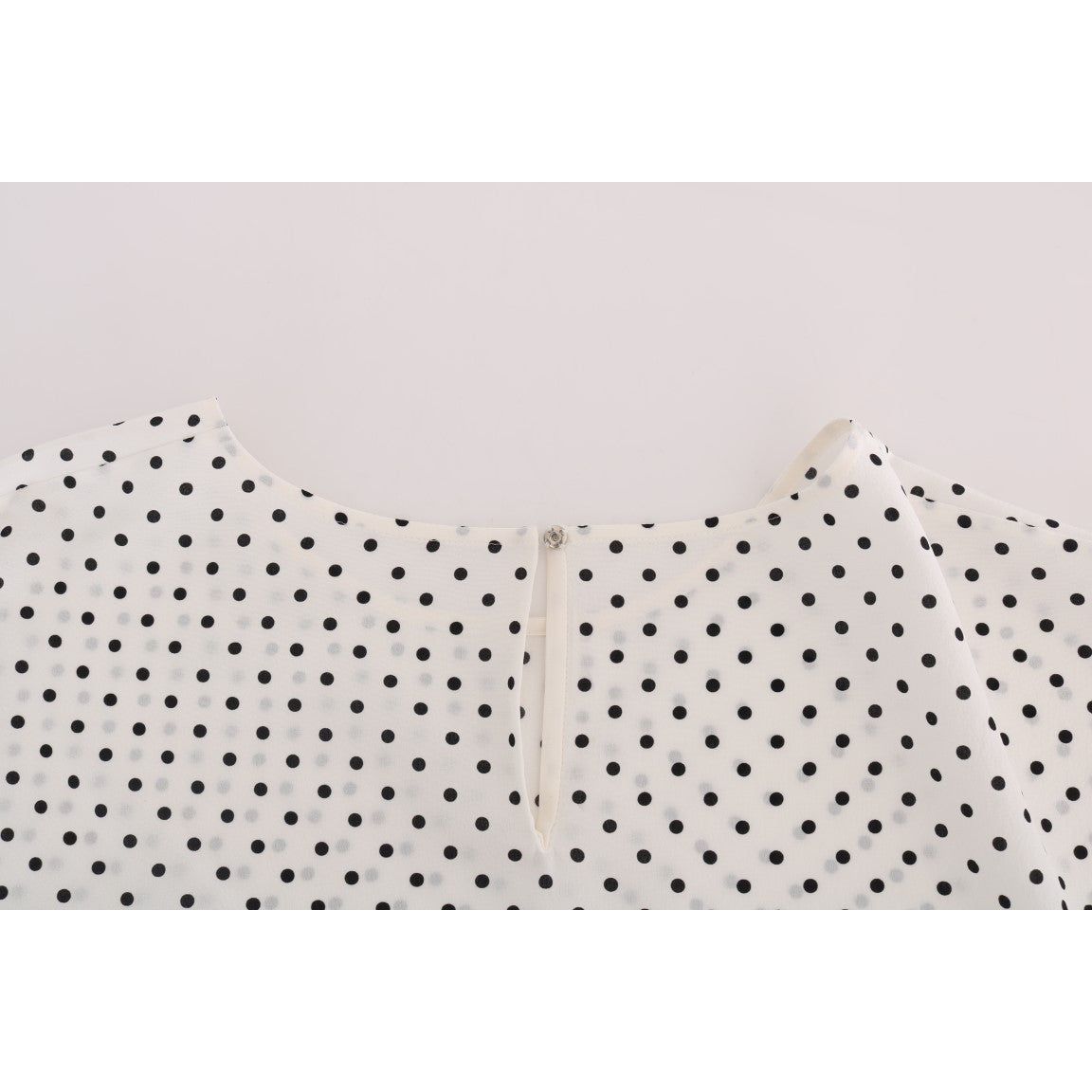 Chic Polka Dot Silk Blouse