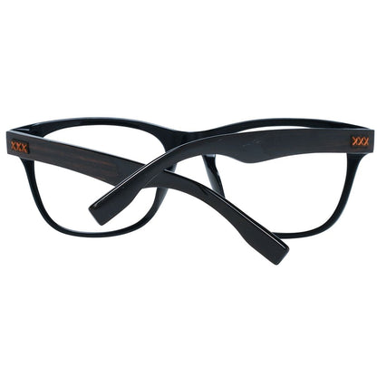 Ermenegildo Zegna Black Plastic Glasses (Frames)