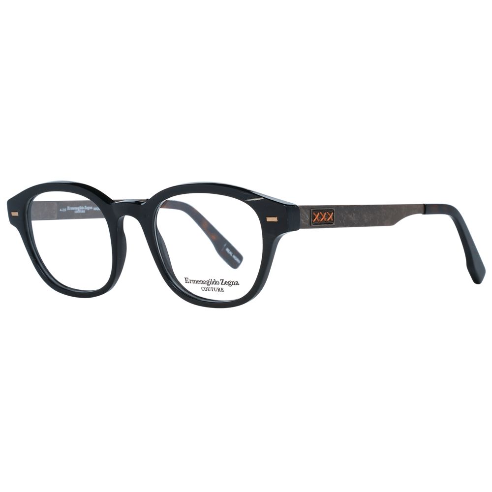 Ermenegildo Zegna Black Horn Glasses (Frames)