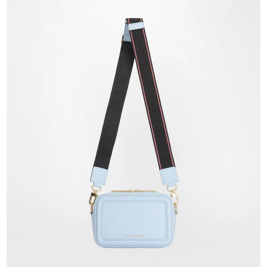 Chiara Ferragni Light Blue Fabric Crossbody Bag Chiara Ferragni