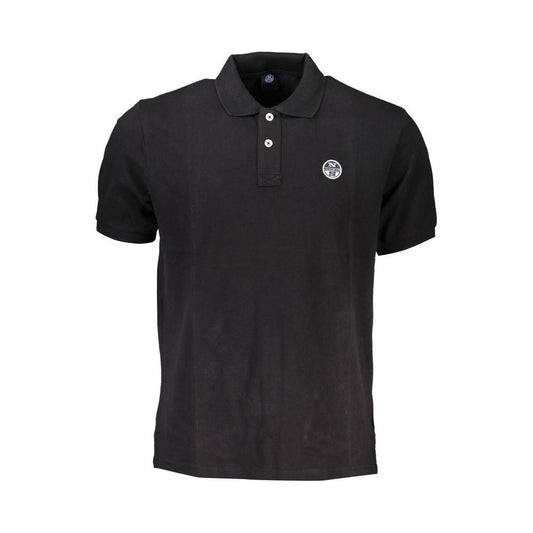 North Sails Black Cotton Polo Shirt North Sails