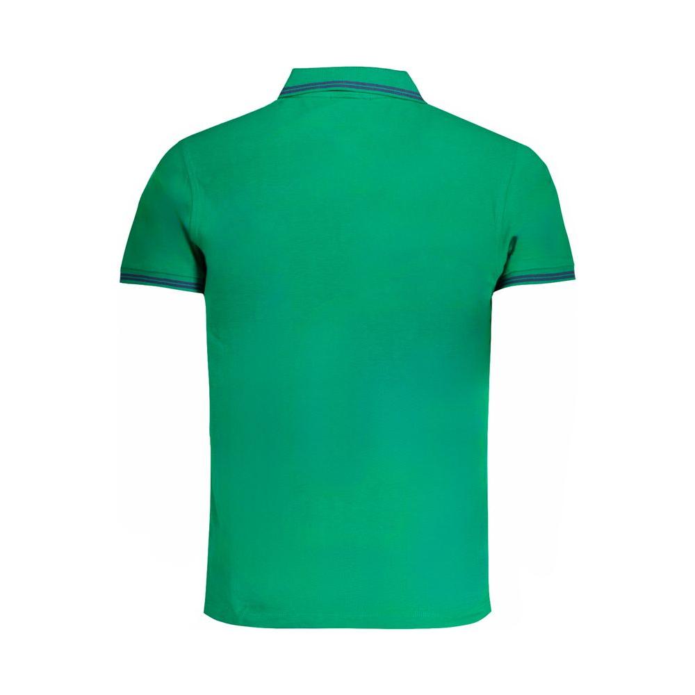 Green Cotton Polo Shirt