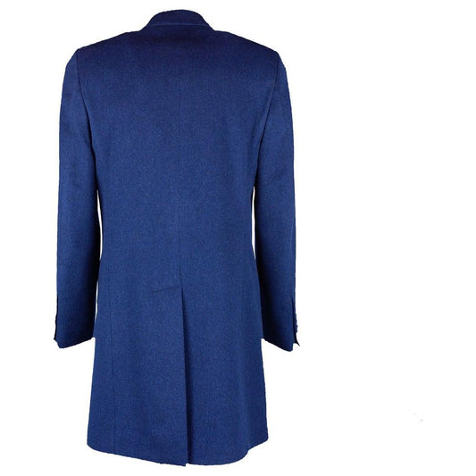 Blue Wool Vergine Jacket