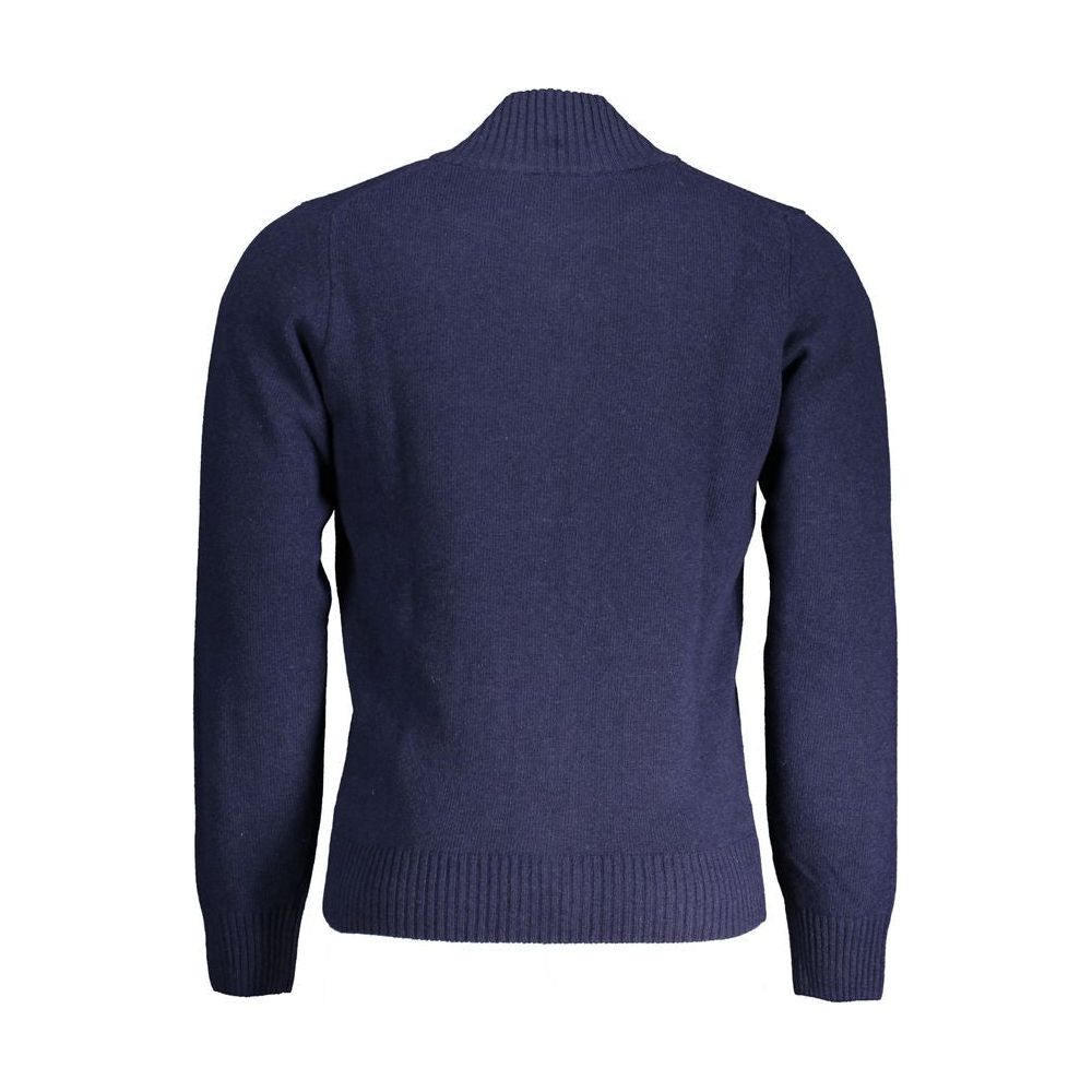 Blue Polyamide Sweater