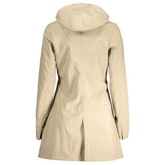 Beige Polyester Jackets & Coat K-WAY