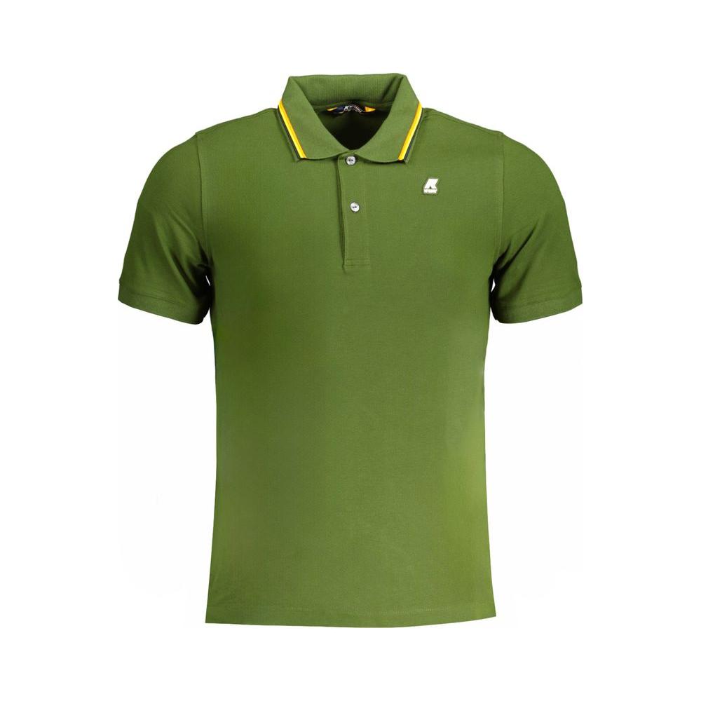 Green Cotton Polo Shirt