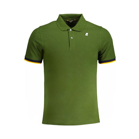 Green Cotton Polo Shirt