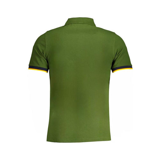 Green Cotton Polo Shirt