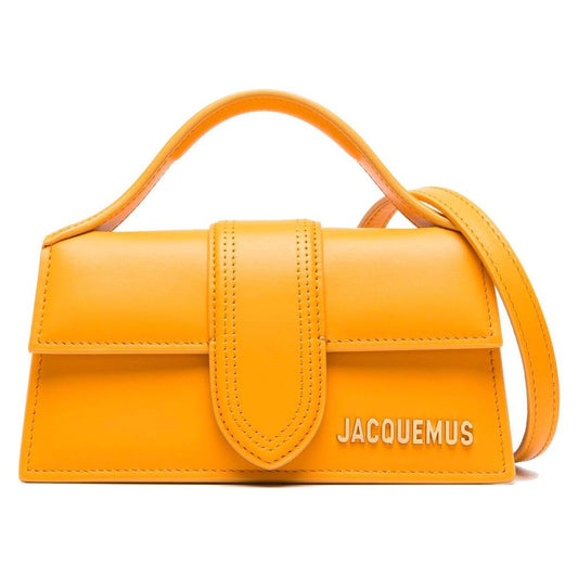 Yellow Leather Crossbody Bag