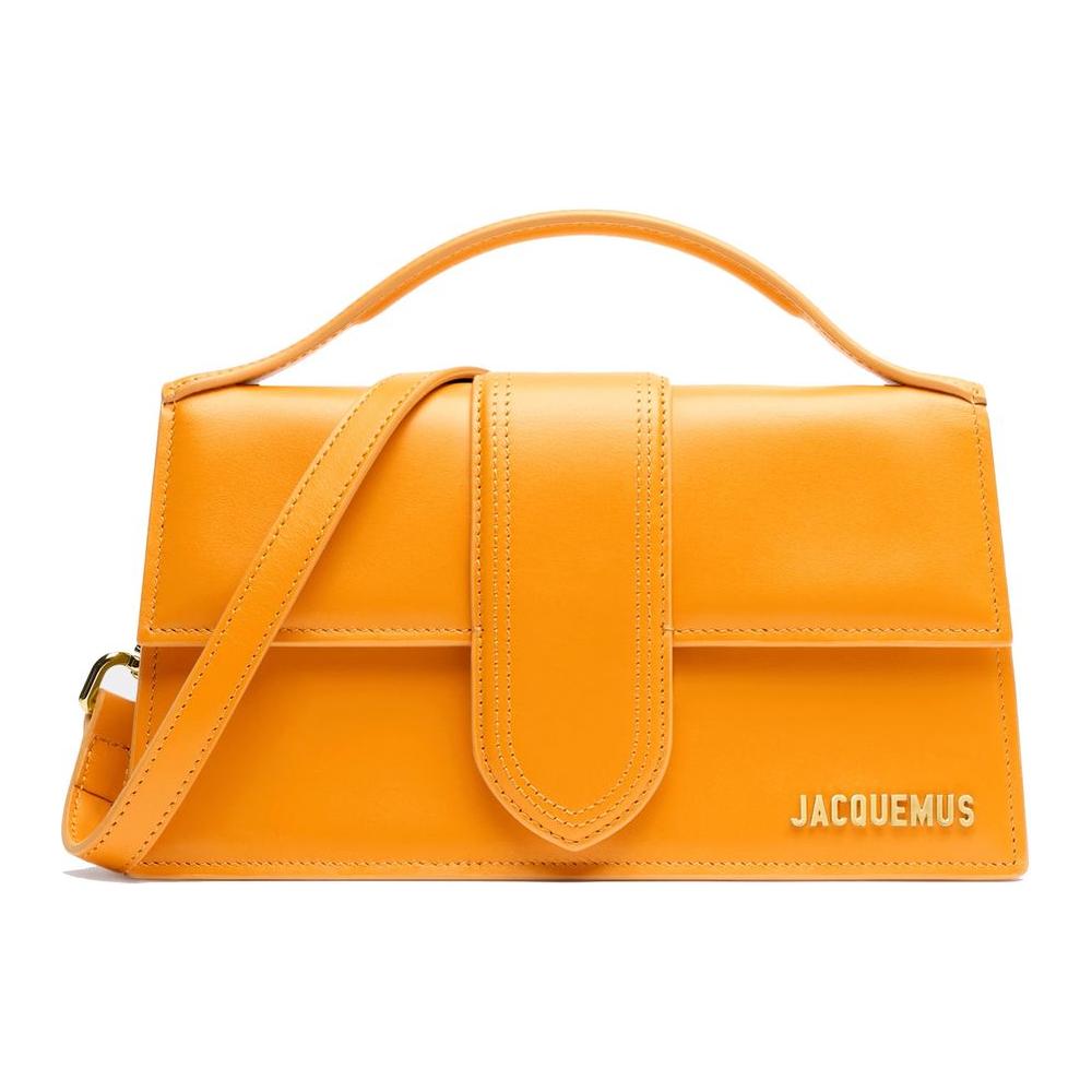 Yellow Leather Crossbody Bag