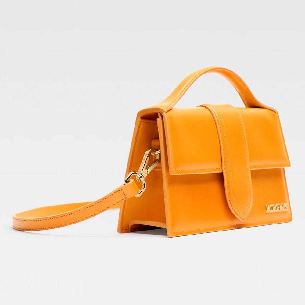 Jacquemus Orange Leather Crossbody Bag Jacquemus