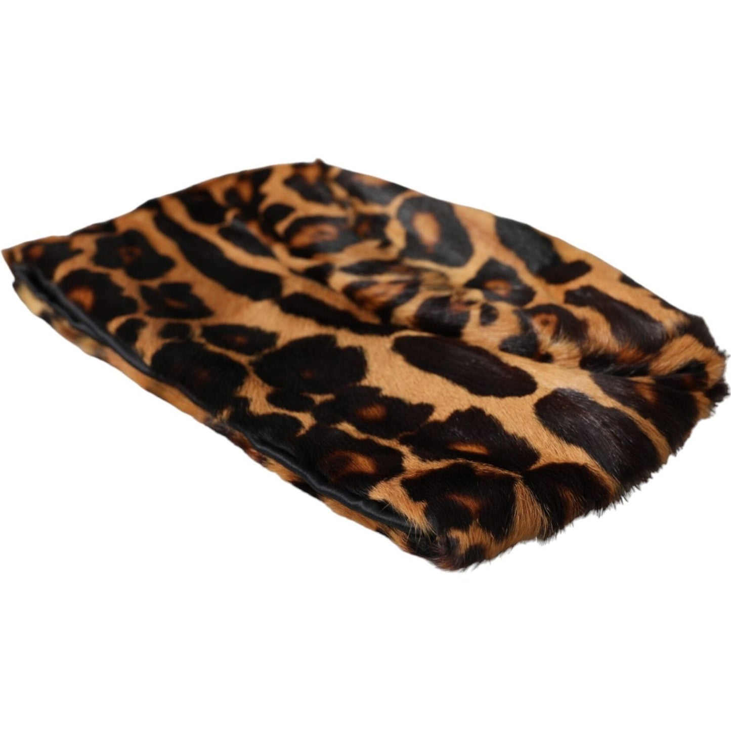 Brown Leopard Fur Women Bucket Hat