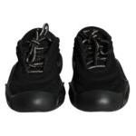 Black Lace Up Wave Low Top Sneakers Men Shoes