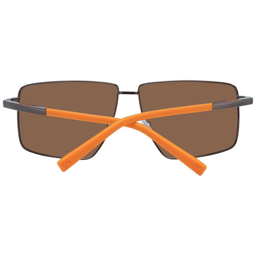 Timberland Brown Metal Sunglasses