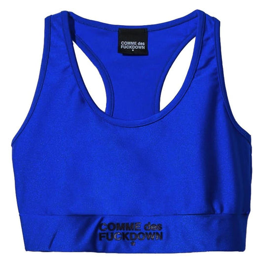 Blue Nylon Tops & T-Shirt