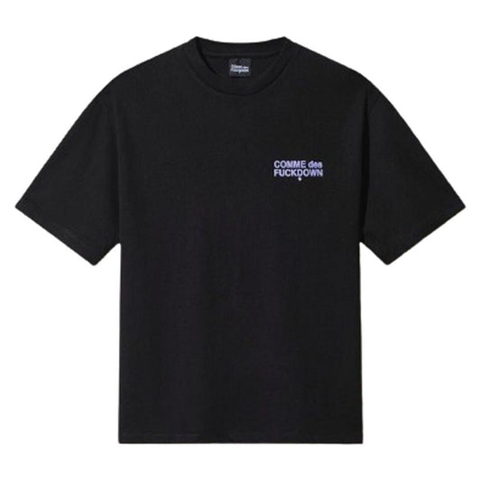 Comme Des Fuckdown Black Cotton T-Shirt Comme Des Fuckdown