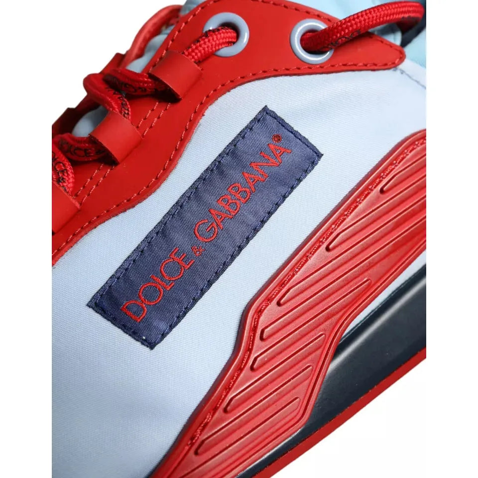 Dolce & Gabbana Blue Red NS1 Low Top Sneakers Men Shoes Dolce & Gabbana