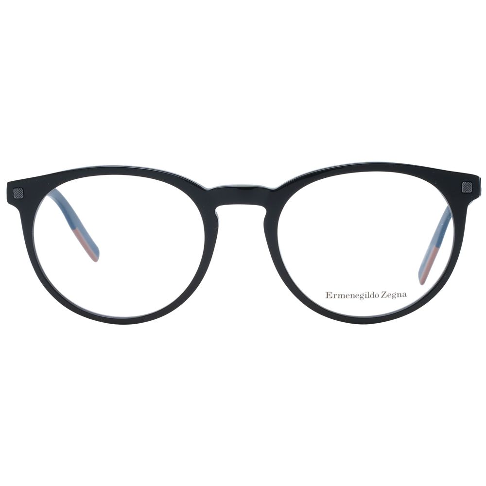 Ermenegildo Zegna Black Plastic Glasses (Frames)