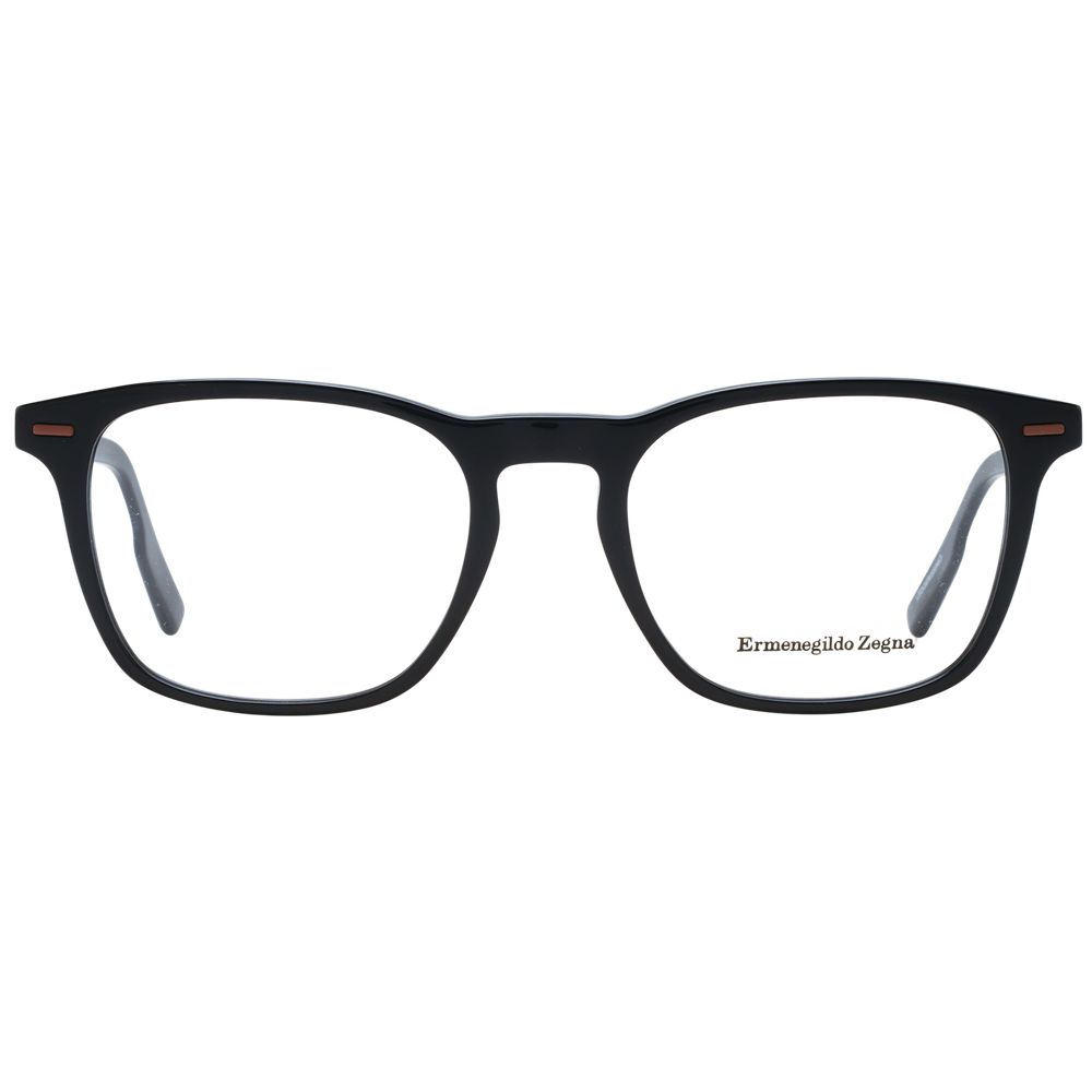 Ermenegildo Zegna Black Plastic Glasses (Frames)