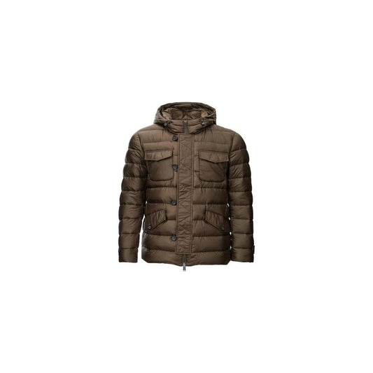 Brown Polyamide Jacket