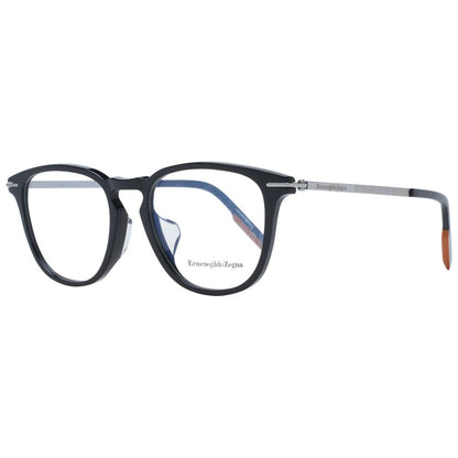 Ermenegildo Zegna Black Plastic Glasses (Frames)