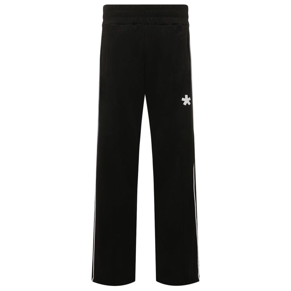 Black Polyester Jeans & Pant