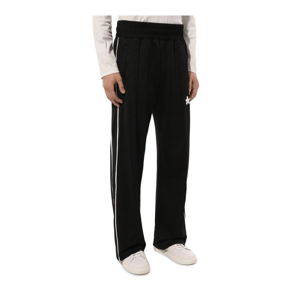 Black Polyester Jeans & Pant