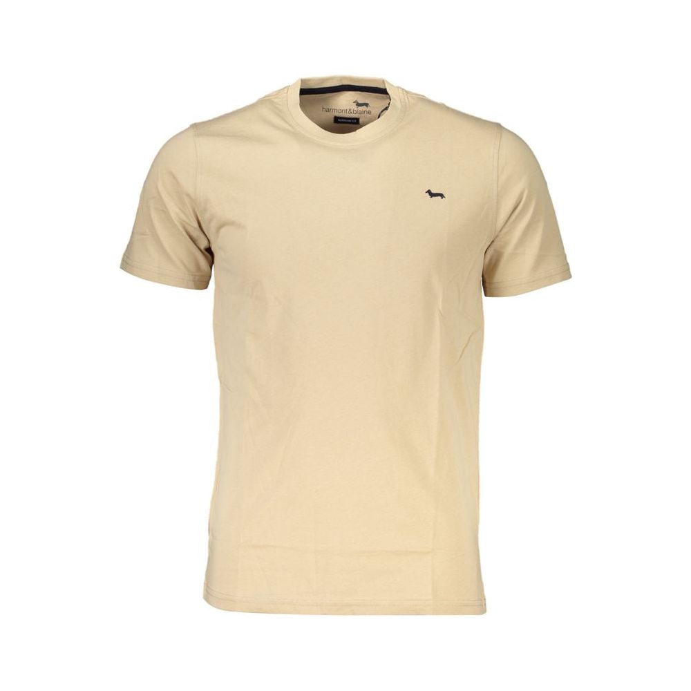 Beige Cotton T-Shirt