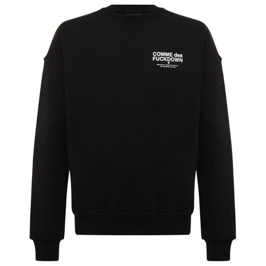 Black Cotton Sweater