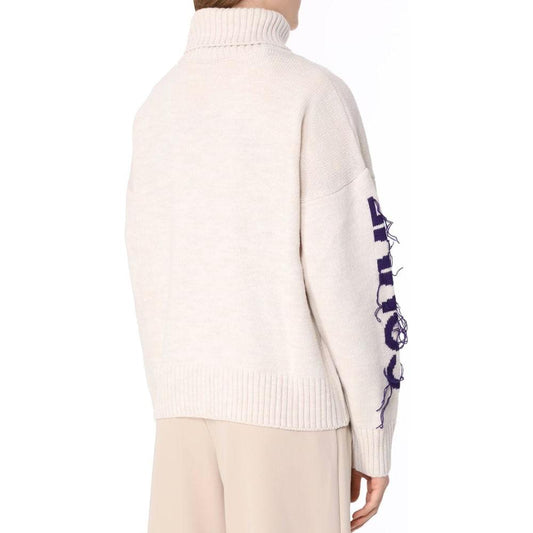 Beige Acrylic Sweater